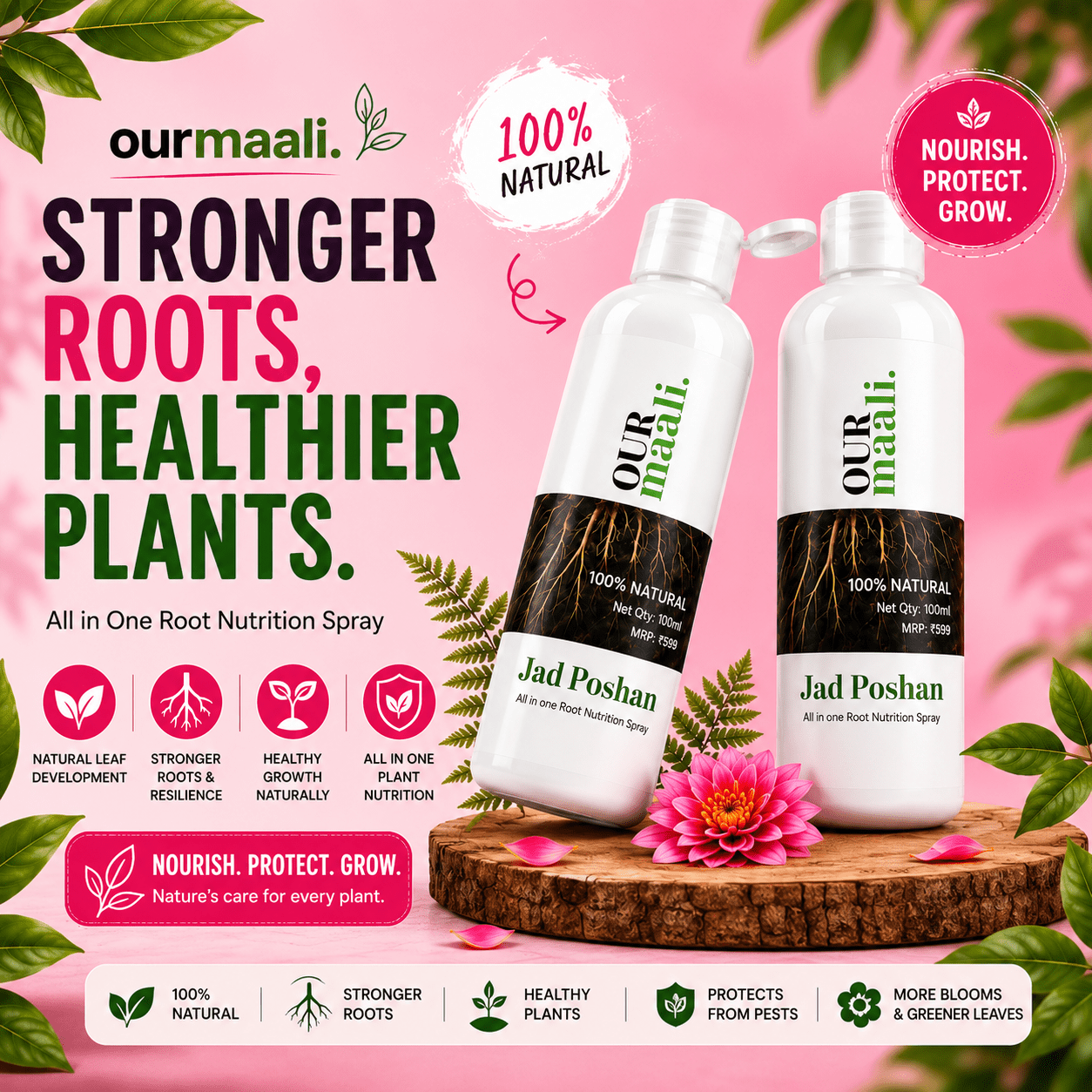 Jad Poshan - All in One Root Nutrition Spray (100ml)