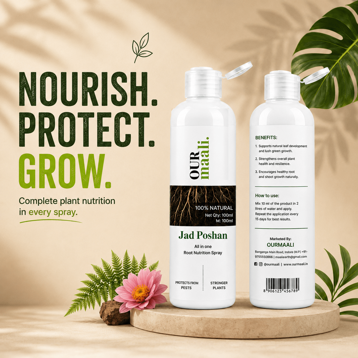 Jad Poshan - All in One Root Nutrition Spray (100ml)