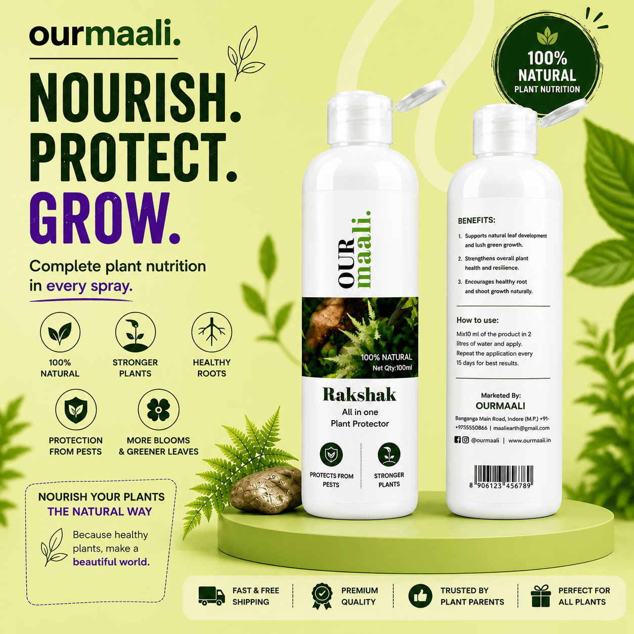 Rakshak - All in One Plant Protector (100ml)